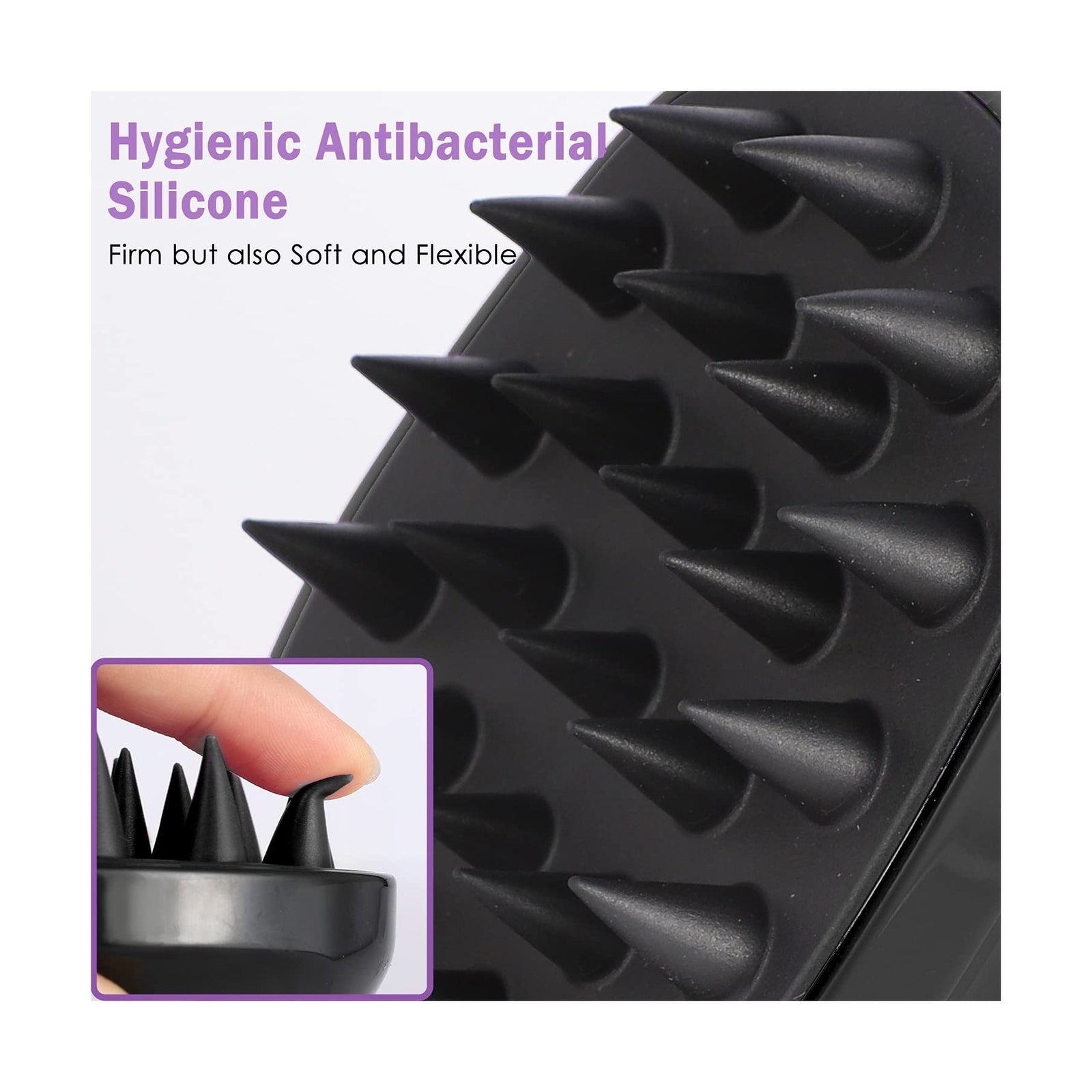 Scalp Massager Shampoo Brush, Hair Scalp Scrubber Head Massager for Stress Re...